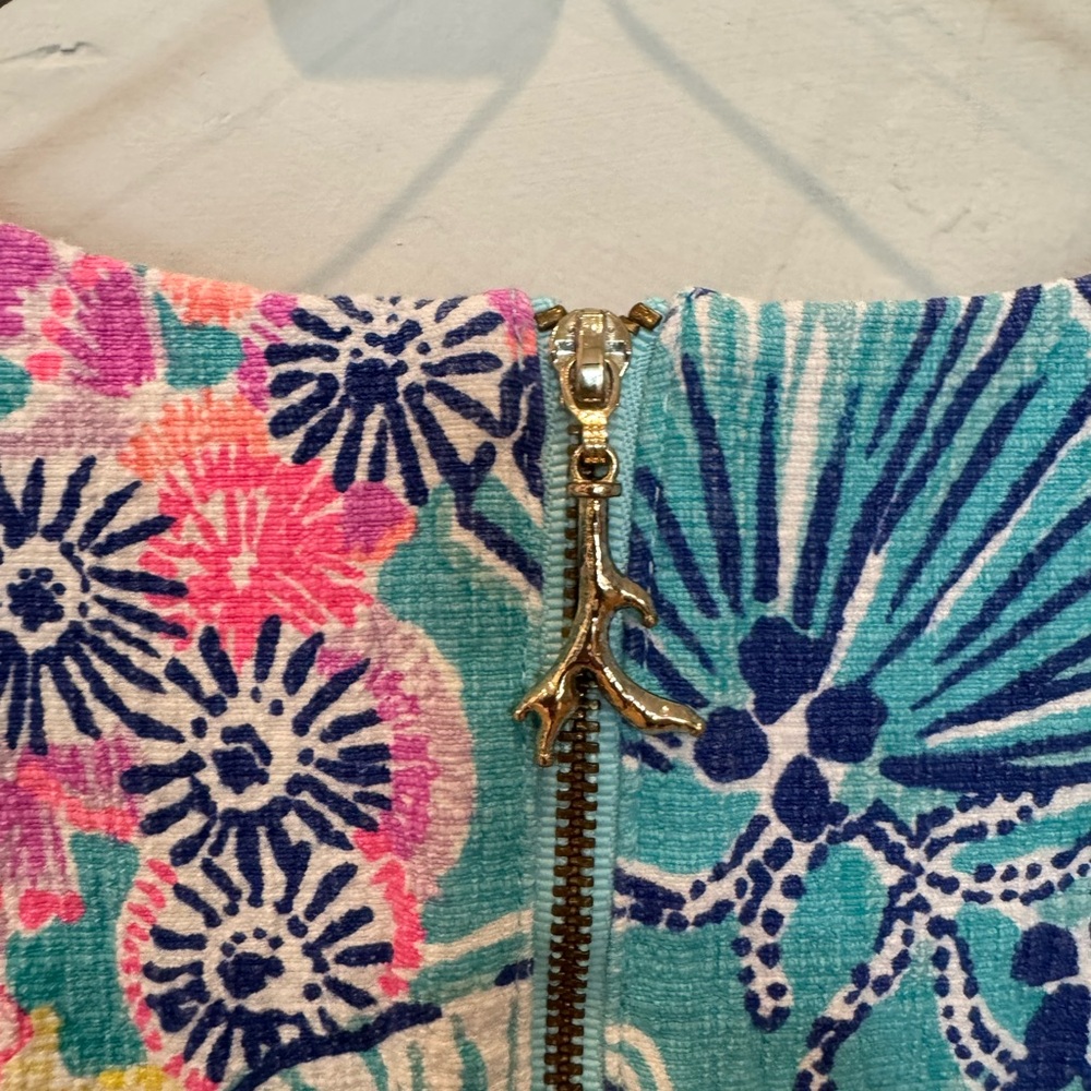 Lilly Pulitzer Floral Dress in Blue and Pink - Picture 5 of 5